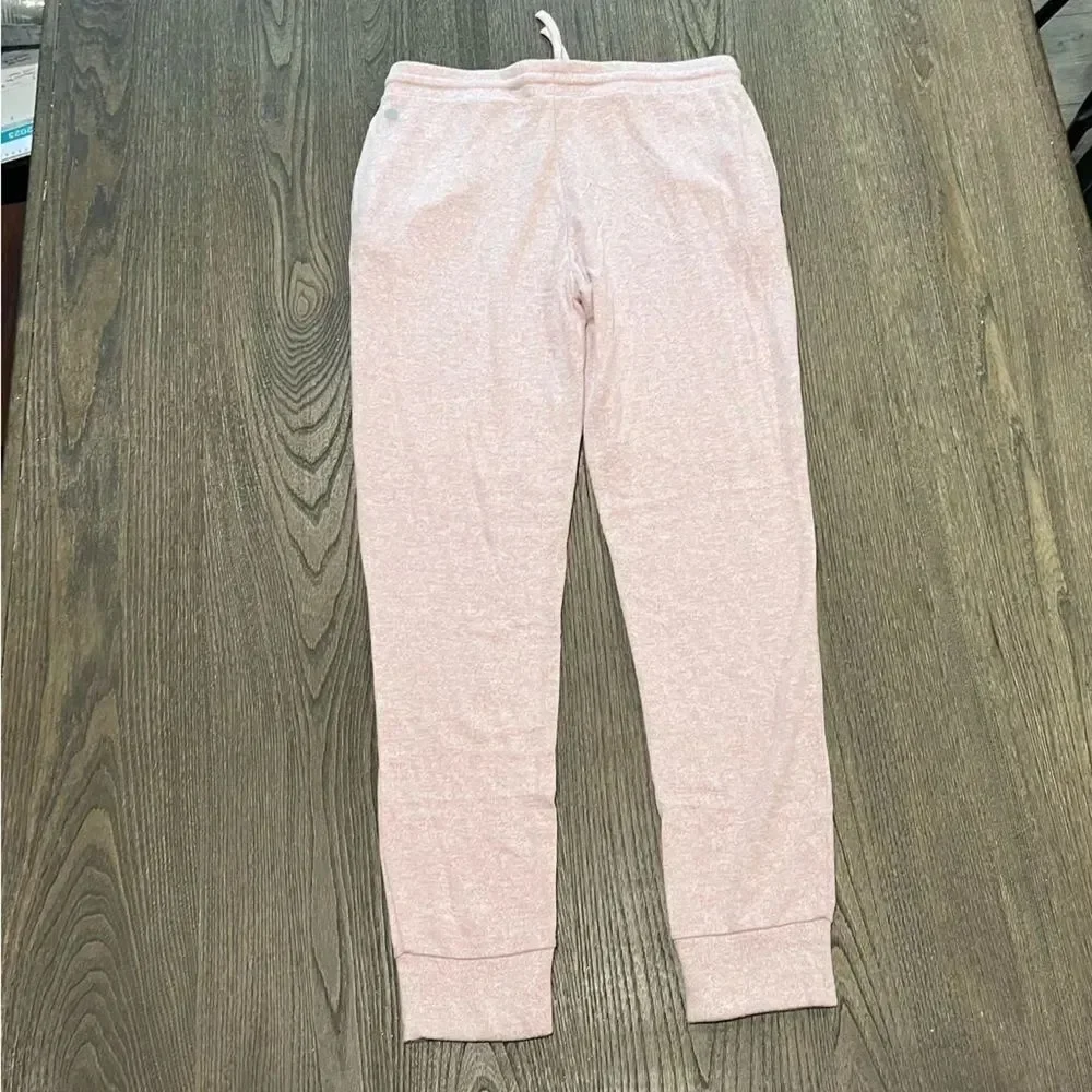 NWOT Zella Light Pink Knit Jogger Sweatpants Size L 10/12